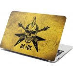 Sablio Samolepka na notebook ACDC Lebka - 38x26 cm – Zboží Živě