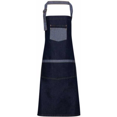 Premier Riflová zástěra DOMAIN indigo modrá džínovina – Hledejceny.cz