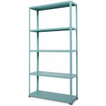 Majster Regál 180 x 90 x 30 5 polic světlemodrý – Zboží Dáma