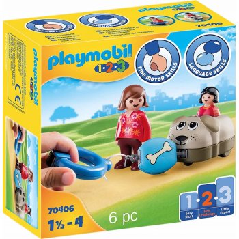 Playmobil 70511 Auto s přívěsem pro poníky