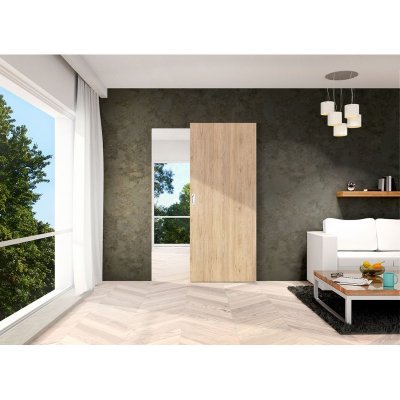 ERKADO Posuvné dveře na stěnu MAGIC Dub ST CPL 90 x 215 cm – Zboží Mobilmania