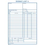 MSK 11 Dodací list A5 – Zboží Dáma MSK 11 Dodací list A5 – Zboží Dáma