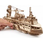 Ugears 3D mechanické puzzle výzkumné plavidlo Research Vessel 575 ks – Sleviste.cz