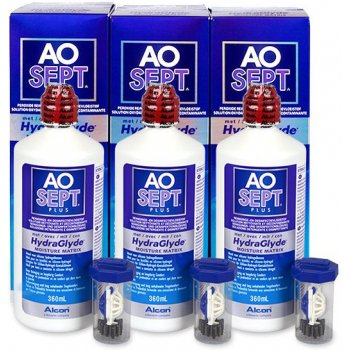 Alcon Aosept Plus s HydraGlyde 3 x 360 ml