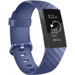 BStrap Silicone Diamond pro Fitbit Charge 3 / 4 dark blue, velikost S STR00007 – Zbozi.Blesk.cz