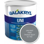Balakryl Uni mat 0,7 kg tmavě šedý – Hledejceny.cz