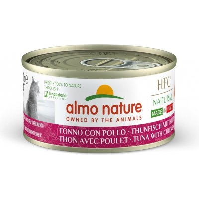 Almo Nature HFC Natural Tuňák s kuřetem 70 g – Hledejceny.cz