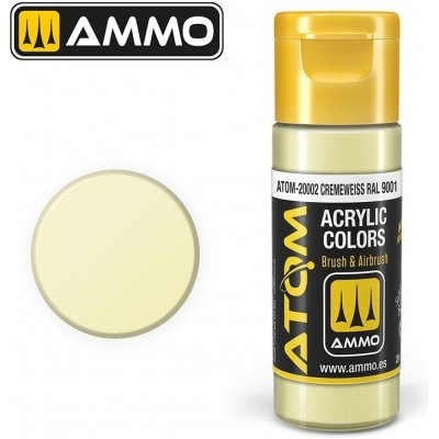 Ammo-Mig Jimenez Atom Acrylic colour cremeweiss RAL 9001 20 ml – Hledejceny.cz