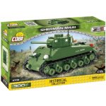 COBI 2708 World War II Americký tank Sherman M4A1 – Zbozi.Blesk.cz