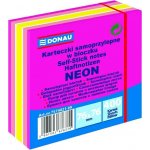 Samolepicí blok poznámek DONAU 76 × 76 mm, 400 listů, smíšené neonové barvy, růžová, 7574021-99 – Hledejceny.cz