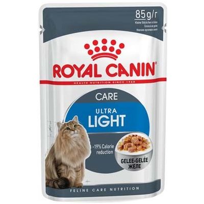 Royal Canin FHN ULTRA LIGHT JELLY pro kočky s nadváhou v želé 85 g – Hledejceny.cz