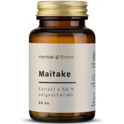 Maitake kapsle extrakt s 50% polysacharidů 50 kapslí – Hledejceny.cz