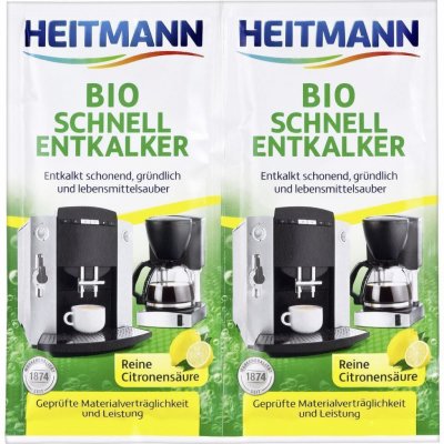 HEITMANN práškový rychloodvápňovač kyselina citrónová 2 x 25 g – Zbozi.Blesk.cz