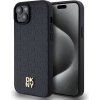 Pouzdro a kryt na mobilní telefon Apple DKNY PU Leather Repeat Pattern Stack Logo Magsafe pro iPhone 13 Black