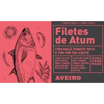 Aveiro Tuňákové filety s jablky rajčetem a piri 120 g