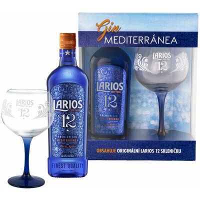 Larios 12 Premium Gin 40% 0,7 l (dárkové balení 1 sklenice) – Sleviste.cz