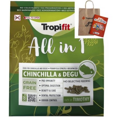 Tropifit Chinchilla & Degu 0,5 kg – Hledejceny.cz
