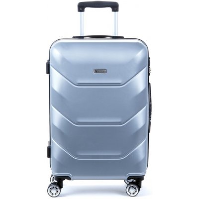 Lorenbag Suitcase 1616 stříbrná 60 l – Zboží Dáma