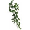 Květina umělá rostlina, Břečt'an - Hedera (Ivy) 'Chicago' závěsná malá zelená x3 80 cm (51 Ivs)