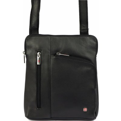 Pánská kožená taška přes rameno Albatross BB106 černá – Zboží Mobilmania