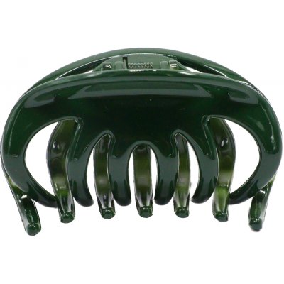 Skřipec na vlasy z pružného plastu Barva: zelená – Zboží Dáma