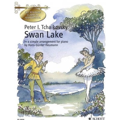 Tchaikovsky Swan Lake op. 20 Labutí jezero klavír ve snadném slohu – Hledejceny.cz