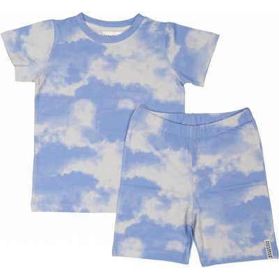 Bambusová letní dvoudílná souprava tričko a kraťasy Blue sky Geggamoja – Zboží Mobilmania