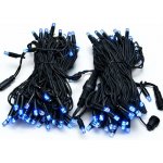 DECOLED Easy Fix LED světelný řetěz, 20 m, venkovní, modrá, 120 diod, černý kabel, IP67 – Hledejceny.cz
