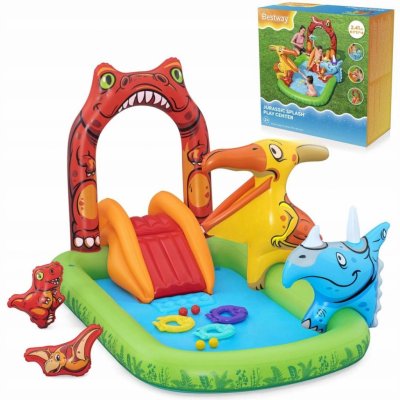 Bestway 53160 Jurský svět 241 x 140 x 137 cm – Zboží Dáma