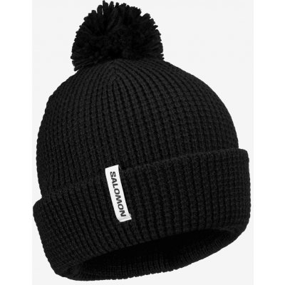 Salomon Čepice Pompom Beanie deep black – Hledejceny.cz