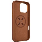 FIXED MagLeather kožený s podporou MagSafe pro Apple iPhone 16 Pro Max hnědý FIXLM-1403-BRW – Zboží Živě