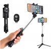 Pouzdro a kryt na mobilní telefon Pouzdro DAMPOD SHOP Selfie tyč stativ s modrétooth ovladačem 3v1