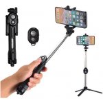 DAMPOD SHOP Selfie tyč stativ s modrétooth ovladačem 3v1 – Zboží Živě