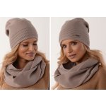 Fashionweek Capu dámský zimní set čepice šála flísová podšívka ZIZI32/K1 ccino – Hledejceny.cz