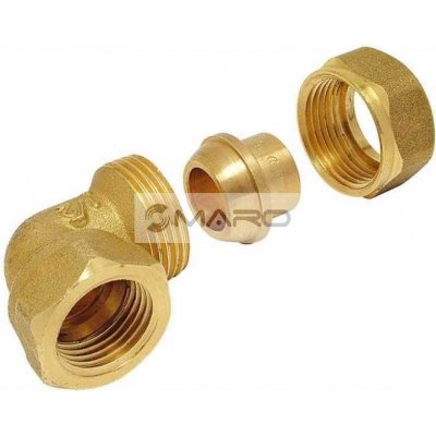 Comap Šroubení rohové pájecí 4096G s vnitřním závitem 15 mm x 1/2", sferokonus 096154 – Zbozi.Blesk.cz