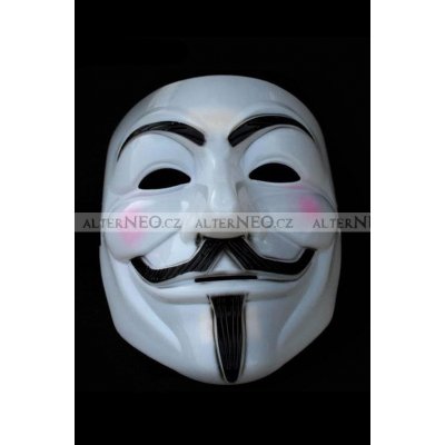 Maska Anonymous Guy Fawkes V jako Vendeta – Zboží Mobilmania