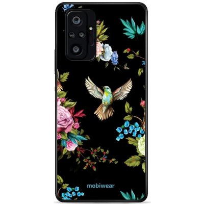 Pouzdro Mobiwear Glossy Xiaomi Redmi Note 10 pro - G041G - Ptáček a květy