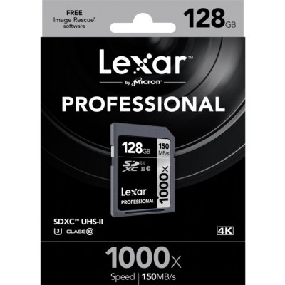 Lexar SDXC 128 GB UHS-II LSD128CRBEU1000 – Zbozi.Blesk.cz