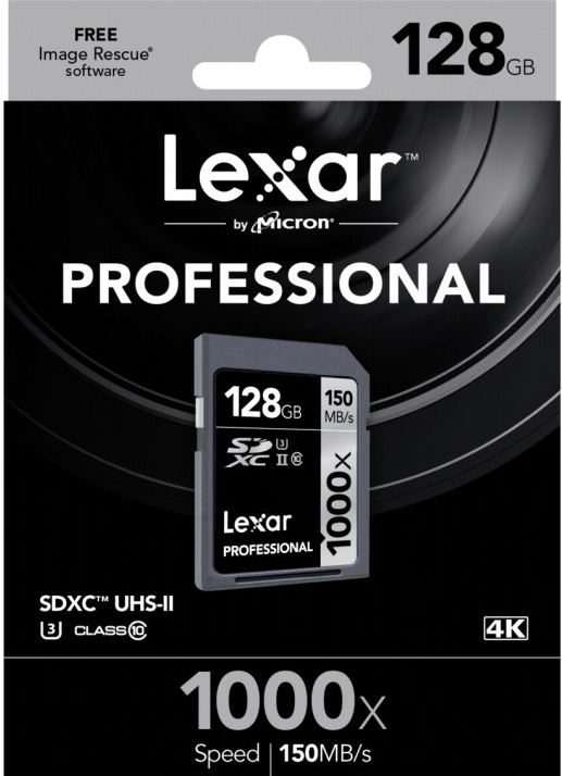 Lexar SDXC 128 GB UHS-II LSD128CRBEU1000