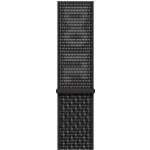 Apple Watch 41mm černo-sněhobílý provlékací sportovní řemínek Nike MPHW3ZM/A – Zboží Mobilmania