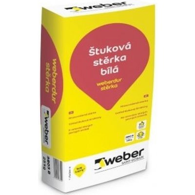 Stěrka štuková weber bílá – 25 kg – Zbozi.Blesk.cz