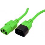 Roline Kabel síťový prodlužovací IEC320 C14 - IEC320 C13, 3m, zelený - 19.08.1534 – Zboží Živě
