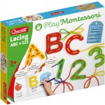 Quercetti Lacing ABC + 123 alphabets and numbers – Zboží Mobilmania