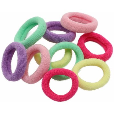 Malé gumičky na copánky, 10 ks – Zboží Mobilmania