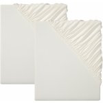 Livarno home žerzej prostěradlo prostěradel 2ks bílé 90-100x200 – Zboží Dáma