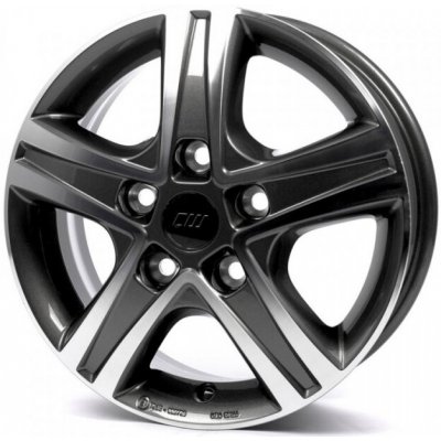 Borbet CWD 6,5x16 5x114,3 ET45 anthracite polished – Hledejceny.cz