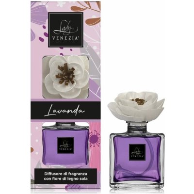 Lady Venezia Dream Lavanda Levandule aroma difuzér s květem 100 ml – Zbozi.Blesk.cz