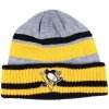 Čepice adidas NHL Heathered grey Beanie Pittsburgh Penguins