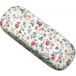 tvrdé látkové pouzdro na brýle květinové bílé – Zboží Dáma