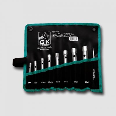 GK TOOLS Nástrčné trubkové klíče 6-22mm 10 dílů